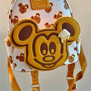Loungefly Mickey Waffle Rare
